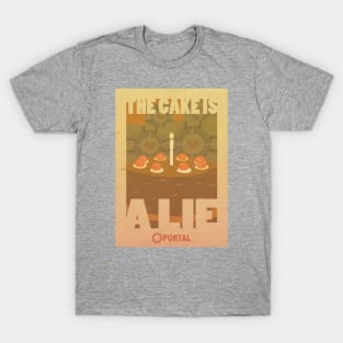 The Cake is a Lie - Portal Propaganda T-Shirt